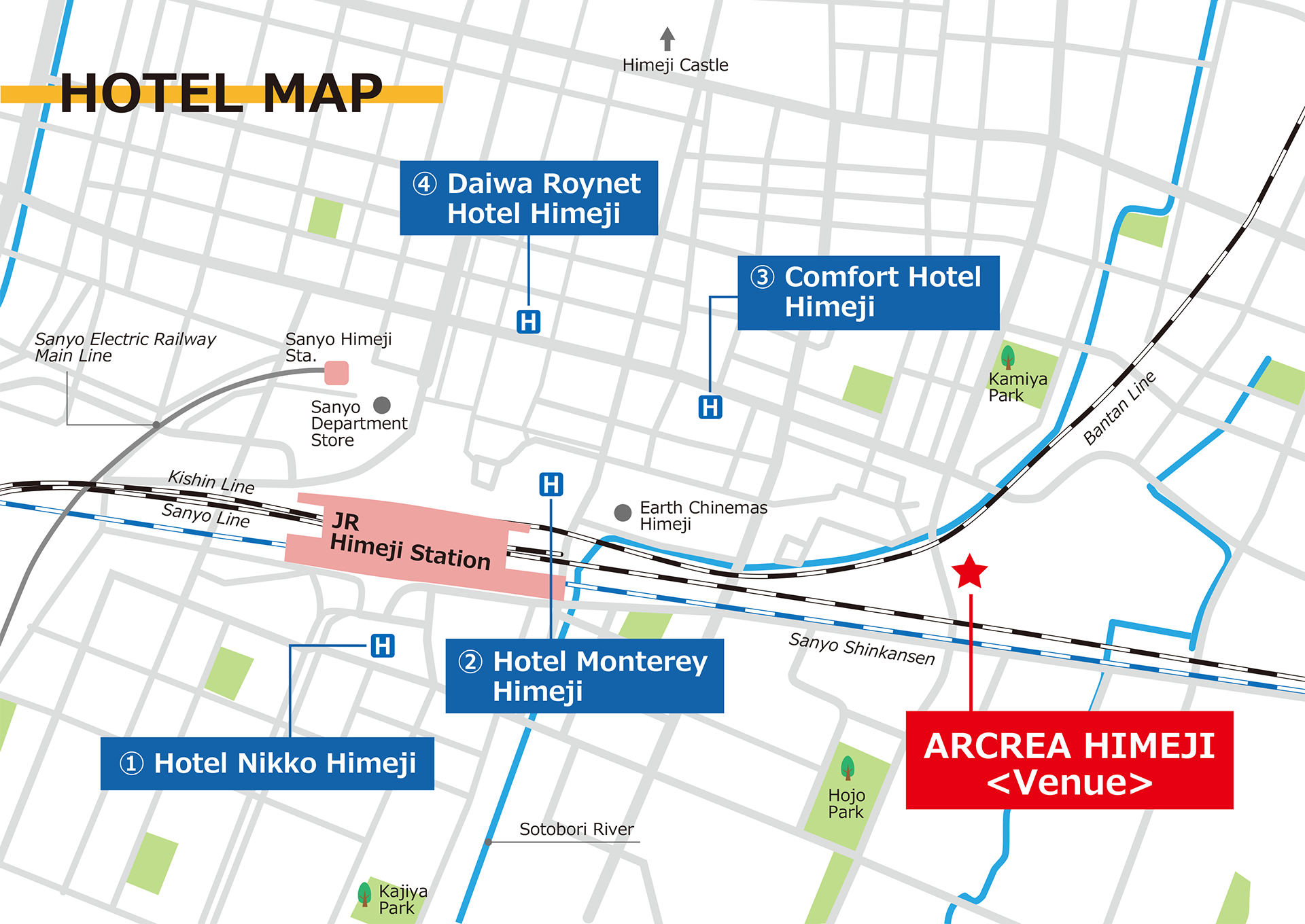 HOTEL MAP